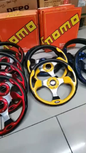 Momo Steering Wheel Universal - Red Yellow Blue Black White - High-Quality
