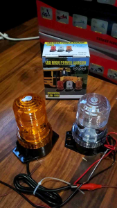 Lampu LED Rotary Truk Mini 5 MODE 12-24V Tidak Ada Magnet