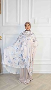 MUKENA BEST SELLER 2 in 1 ZAUJAH GRACEFUL ROSE SILKY PREMIUM (by raisa)