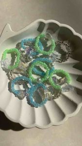 Cincin Manik Star Love Butterfly and Moon / Cincin Manik Korea Style - Beaded Rings byMizza.id