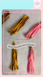 TLR6 Tali Rumbai / Tassel 7cm Gradasi (Per Satuan)