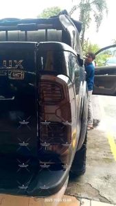 (1PAIR) Toyota Hilux Vigo 2005-2015 Rogue Design (FULL LED) Running Tail Lamp Vigo tail lamp light 4x4 Car Accessories