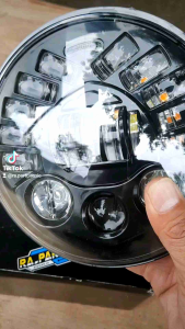 Lampu Daymaker Led 19 Mata 7 inchi import KTR Double Senja Pnp Mp Tiger Ninja Vixion