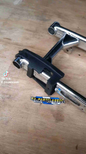 Swing Arm W175 Oval Coak Crome Pnp GL Mp Set Setelan Arm Karet Arm