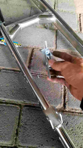 Swing Arm W175 Crome Coak Pnp Tiger Tilam Tirev Set Setelan Rante Karet Arm Bahan Super Tebal