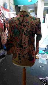 Atasan Baju Batik Wanita: Blouse Bolero Model Vest Outer Rompi