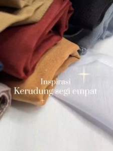 Hijab Segi Empat Sekolah Model Rawis