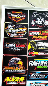 Stiker Soundsystem | Stiker Audio | Stiker Audio Soundsystem | Stiker Sound System Anti Air | Stiker Logo Sound System Bahan Vynil 31cm x 47cm Stiker Tahan Cuaca Untuk Soundsystem - Lazada
