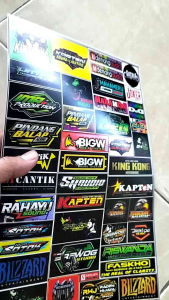 Stiker Soundsystem | Stiker Audio | Stiker Audio Soundsystem | Stiker Sound System Anti Air | Stiker Logo Sound System Bahan Vynil