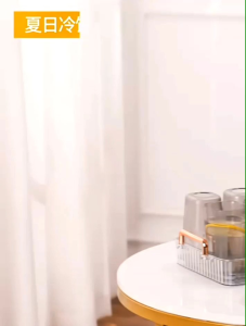 OHHDEER 2600ml Refrigerator Cooling Water Bottle Cold Water Household Large Capacity High Temperature Resistant Water Jug