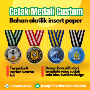 Cetak Medali Custom