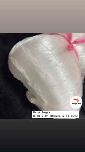 0.28 x 2” x 80Mata x 91.4Mtr(Mata Tegak)Isi Jaring Kosong/Dolphin Brand/Fishing Net