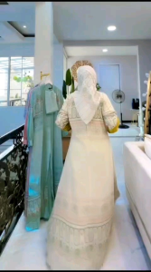 almirapremium Helen set series | gamis set jilbab segi empat | gamis premium