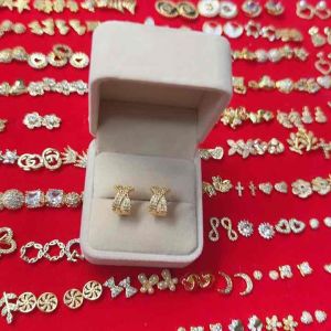 Stud Earrings Russian Stone