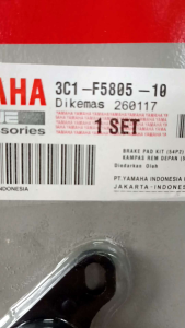 Dispad Kampas Rem Depan Cakram 3C1 Jupiter MX Mio Sporty Mio Smile N-Max Lama Lexi