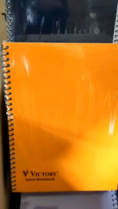 10 pcs victory notebook regular size