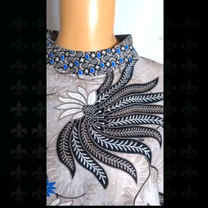 Blus Batik Atasan Blouse Wanita Kantor Kerja M L XL XXXL Jumbo LD Besar Primisima Adem Modern