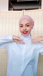 Size XL/2XL [85kg - 110kg ] Inner Sanggul Lace Arab Bertali / Anak Tudung Bersanggul Lace Gebu Gebas