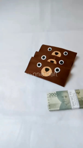 amplop lebaran flanel besar untuk selembar uang