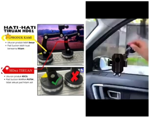 Holder Hp Dashboard/Kaca Mobil HD-61/universal Handphone