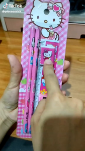 Alat tulis karakter set sekolah 5 in 1 mini stationery