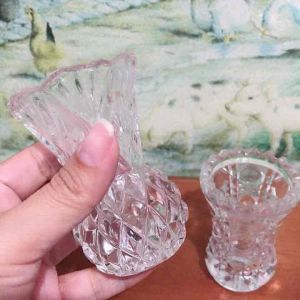 🇬🇧England Surplus 2-pc Crystal Candle Holders