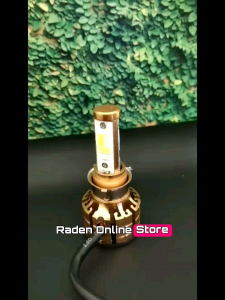 Lampu LED Depan Motor Mobil 3 Warna 3 Sisi kipas Anti Air Soket H4/H6 arus AC DC Lengkap 4 kabel bisa Kedip Strobo