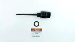 Tutup Oli Atas Beat Karbu (Hitam) - Penutup Colokan Oli Oil Mesin + Seal Sil Oring O Ring Honda Beat Scoopy Spacy Lama Old Karbu