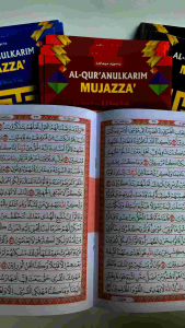 Alquran Per Juz Mujazza An Nur A5 Mika Kancing 15x21 cm