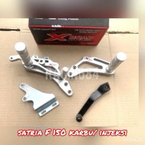 Underbone SATRIA FU FACELIFT REOG BARONG OLD NEW Merk X ROAD Ex AHRS FOOTSTEP GANTUNG