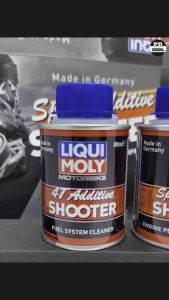 LIQUI MOLY SHOOTER น้ำยาล้างหัวฉีด เพิ่มอัตราเร่ง ล้างภายในเครื่องยนต์ สารเคลือบเครื่องยนต์ มอเตอร์ไซค์ สารเพิ่มประสิทธิภาพทำความสะอาด 4T Speed Flush MoS2 Shooter