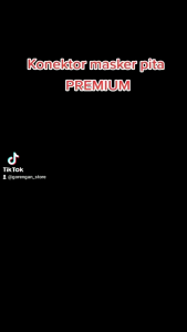 Strap Masker Pita Premium & Konektor Masker