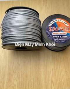 150M Cước Cắt Cỏ Vuông Gai SAFARI NHẬT BẢN 3.0mm-3.5mm-4.0mm