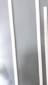 baju koko putih motif bordir simple elegan dewasa lengan pendek kekinian