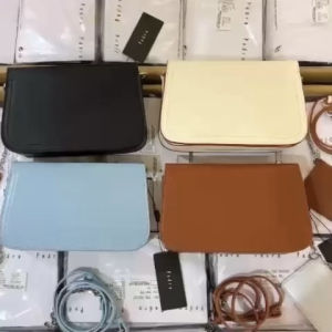 [ẢNH THẬT] Túi Đeo Vai & Đeo Chéo Dáng Hình Thang Khoá Zip Phối Xích Kèm Ví Nhỏ New 2023 Size 21