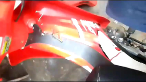 Knalpot Satria 2 Tak Lumba dan Hiu Model Standar Racing Tameng AHM Suara Garing Kemrincing