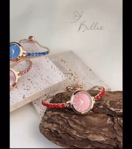 Billie Jam Tangan Wanita Analog Rantai Tali Serut Korea Fashion BS779