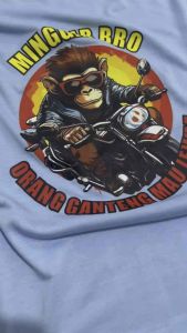 Baju kaos t-shirt pria MINGGIR BRO ORANG GANTENG MAU LEWAT DTFBIGC78055