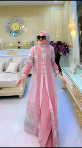 Helen Set Series | Gamis Premium | Gamis Set Jilbab Segi Empat