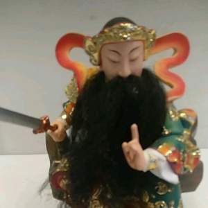 องค์เจ้าพ่อเสืองานหนวดจริงขนาดสูง8นิ้ว