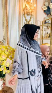 (New) Gamis Syari "HANUUM Series 2" By Allawiyah Syari