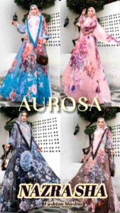 ELDEENA AUROSA SERIES: Baju Gamis Syari Wanita Muslimah