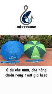 Ô Dù Câu Cá Che Mưa Nắng Kích Cỡ 1m8. Ô Dù Câu Cá Giá Rẻ Bền Đẹp Ô Dù 1m8 Có Đủ Màu ôchong nuoc