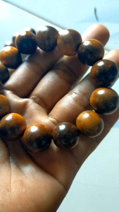 gelang tasbih jumbo 15mm kayu gaharu wangi