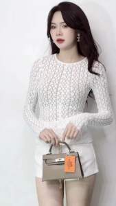 Set Áo Lưới Hoa Nổi Phối Chân Váy Lông Tua Rua (ảnh thật ở cuối)