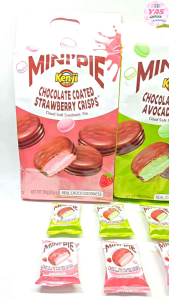 30pcs MINI PIE CHOCOLATE COATED CRISPS PACK/loot bag fillers/paninda/giveaways/party favors.