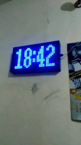 Frame Running Text 1 Panel P10 16x32cm fullset indoor