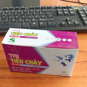 TRỊ TIÊU CHẢY ENROFLOX lọ 10ml. Thú y tây bắc