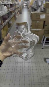 APPN (มีคลิปรีวิว)โหล โหลแก้ว โหลแก้วรูปดาว ขวดแก้วรูปดาว มีฝาปิดไม้ สำหรับเก็บของ ใส่เครื่องประดับ ตกแต่งบ้าน ร้านอาหาร คาเฟ่ ภัตตาคาร บาร์ โรงแรม 15cm ไซส์L สิยค้าพร้อมจัดส่ง(1366331229)