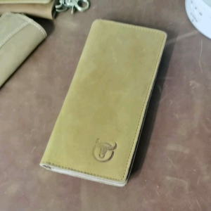 Dompet kulit pria wanita panjang kulit sapi crazy horse